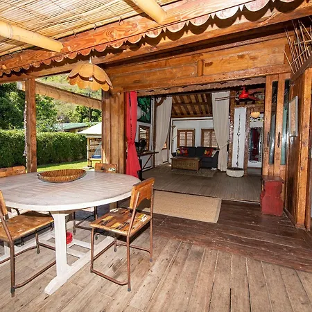 Fare Teak Avec Palapa Et Piscine Partagee Villa